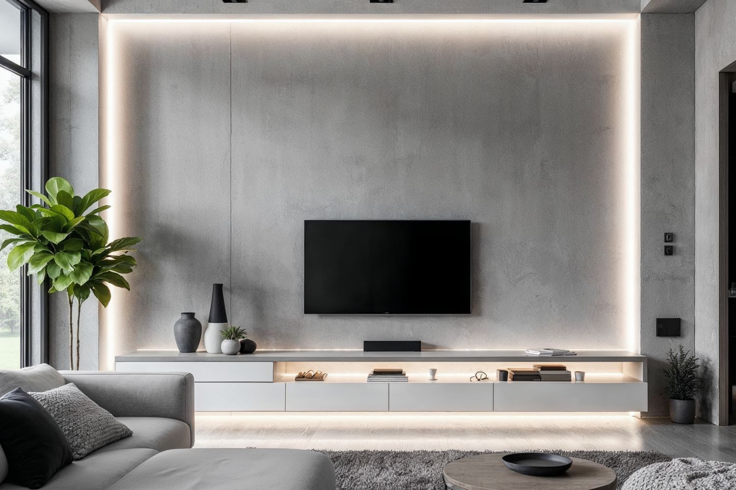 Painel de TV planejado 10 ideias para transformar sua sala em Curitiba