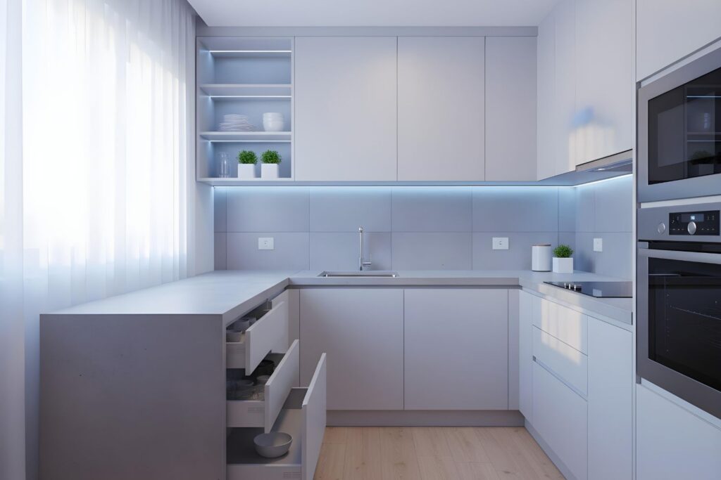 Layout de Cozinha Planejada - Forniture Móveis Planejados Curitiba